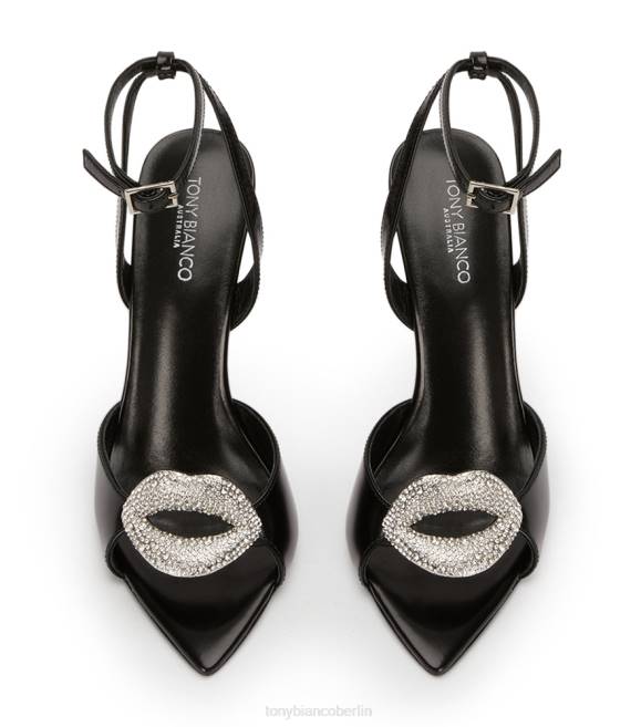Stöckelschuhe| de Tony Bianco Frauen Moshi-Absätze Schwarz hochglänzend 4624128